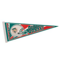 Premium Felt Strip Pennant (9"x24") Four Color Process Imprint